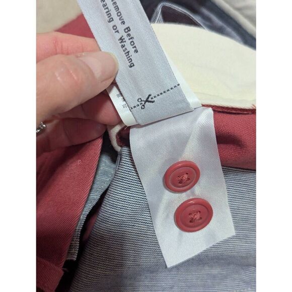 J. Crew Men's Rust Solid Cotton Mid-Rise Ankle Length Stretch Pants Size 30 x 30 - Picture 6 of 8